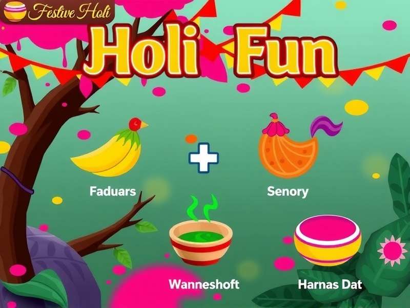 Festive Holi Fun Game Screenshot